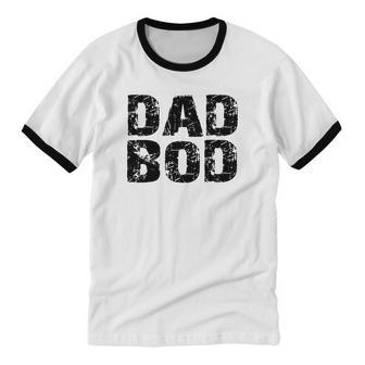 Dad Bod V4 Cotton Ringer T-Shirt - Monsterry