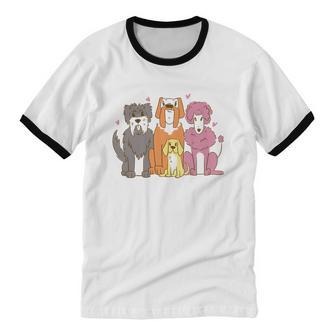 Dog Lover Cute Pet Cotton Ringer T-Shirt - Monsterry AU