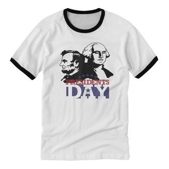 Happy Great President's Day For And Women Cotton Ringer T-Shirt - Monsterry CA