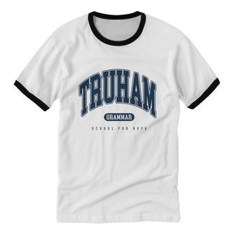 Heartstopper Truham Grammar School Cotton Ringer T-Shirt - Monsterry