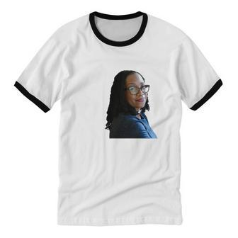 Ketanji Brown Jackson Women Quote Cotton Ringer T-Shirt - Monsterry DE