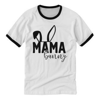 Mama Bunny Cotton Ringer T-Shirt - Monsterry UK