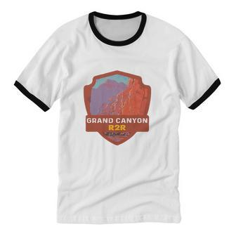 Rim To Rim R2r 2022 Grand Canyon National Park Arizona Travel Lover Camping Cotton Ringer T-Shirt - Monsterry CA