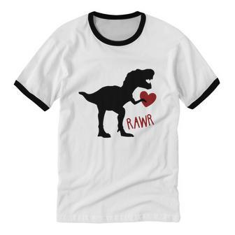 Valentines Day V2 Cotton Ringer T-Shirt - Monsterry UK