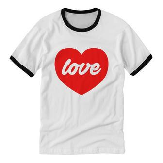 Valentines V2 Cotton Ringer T-Shirt - Monsterry
