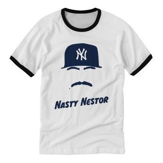 Nasty Nestor Cortes Jr Baseball Legend Cotton Ringer T-Shirt - Monsterry