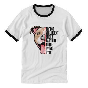 Pitbull Proud Pitbull Owners Top Kids Cotton Ringer T-Shirt - Monsterry UK