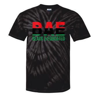 Bae Black & Educated Afro Pride Pan African Flag Melanin Tie-Dye T-shirts - Monsterry