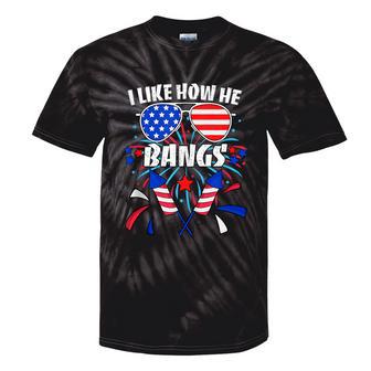 I Like How He Bangs 4Th Of July Matching Couple Tie-Dye T-shirts - Monsterry UK