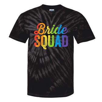 Bride Squad Lgbt Rainbow Flag Lgbt Pride Ally Bachelorette Tie-Dye T-shirts - Monsterry