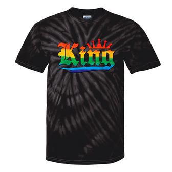 Drag King With Crown Rainbow Gay Pride Tie-Dye T-shirts - Monsterry DE