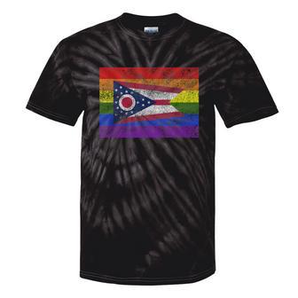 Gay Ohio Rainbow Flag For Lesbian Gay Pride Tie-Dye T-shirts - Monsterry CA