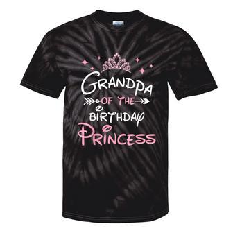 Grandpa Of The Birthday Princess Toddler Kid Girl Family Tie-Dye T-shirts - Monsterry DE