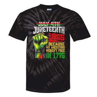 July 4Th Junenth 1865 Because My Ancestors Women Tie-Dye T-shirts - Monsterry