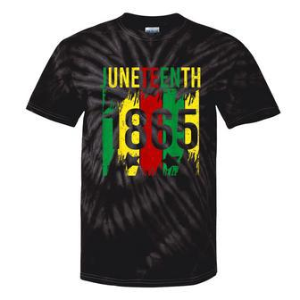 Junenth 2024 Celebrate Black Freedom 1865 Women Tie-Dye T-shirts - Monsterry DE