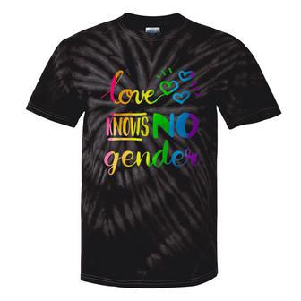 Love Knows No Gender Lgbt Pride Rainbow Tie-Dye T-shirts - Monsterry DE
