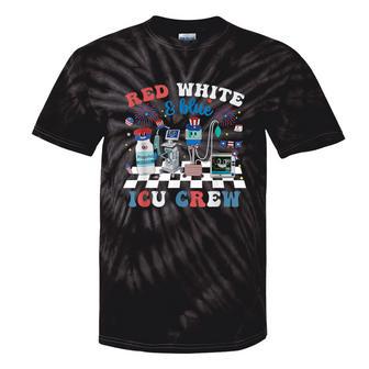 Red White Blue Icu Nurse Crew 4Th Of July Independence Day Tie-Dye T-shirts - Monsterry UK