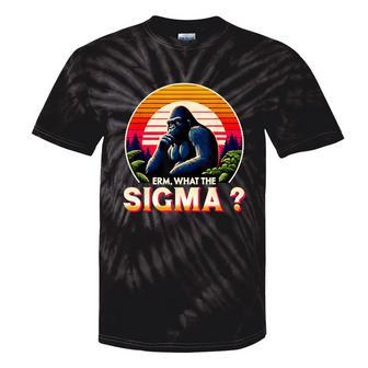 Sarcastic Humor Erm What The Sigma Ironic Meme Quote Tie-Dye T-shirts - Monsterry AU