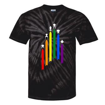 Spaceship Lgbt Flag Gay Pride Month Transgender Rainbow Tie-Dye T-shirts - Monsterry UK