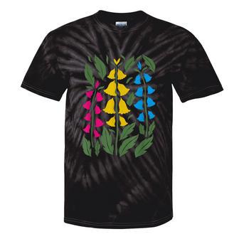 Subtle Pansexual Pride Pan Pride Wildflower Cottagecore Tie-Dye T-shirts - Monsterry