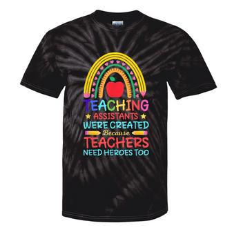 Teaching Assistants Were Create Because Teacher School Tie-Dye T-shirts - Monsterry DE
