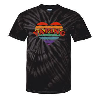 Vaping Retro Rainbow Heart 80S Whimsy Lgbtq Pride Tie-Dye T-shirts - Monsterry CA