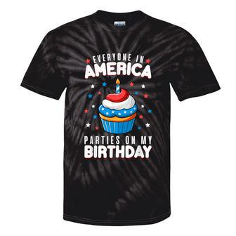 4Th Of July Birthday Party Boy Girl Fourth Of July Bday Usa Tie-Dye T-shirts - Monsterry