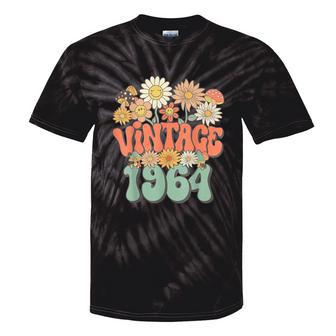 Vintage 1964 Floral Hippie Groovy Daisy Flower 60Th Birthday Tie-Dye T-shirts - Monsterry AU