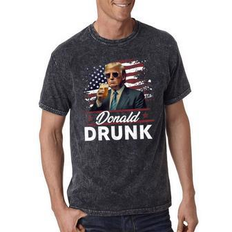 Trump 4Th Of July Drinking Presidents Donald Drunk Mineral Wash Tshirts - Monsterry DE