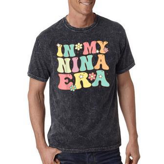 Groovy In My Nina Era Nina Retro Mineral Wash Tshirts - Monsterry DE