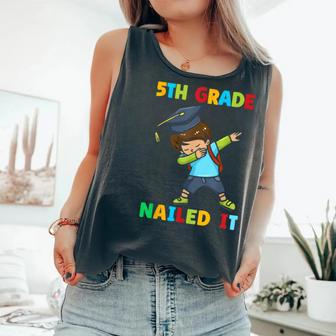 5Th Grade Nailed It Fifth Grade Graduation Class Of 2024 Comfort Colors Tank Top - Monsterry AU