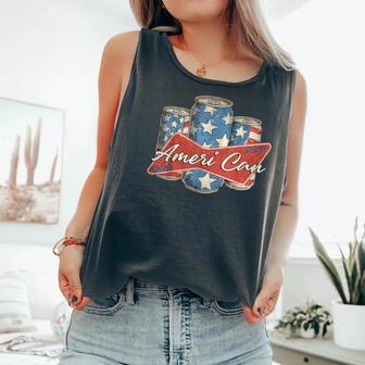 American Flag 4Th Of July Merica Drink Usa Comfort Colors Tank Top - Monsterry CA