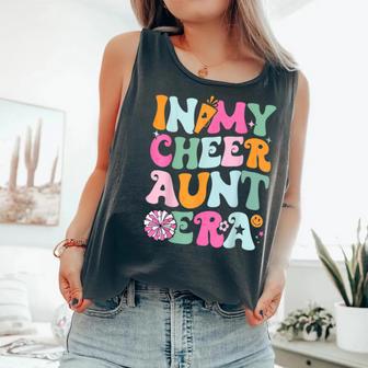 In My Cheer Aunt Era Cheerleading Girls Ns Comfort Colors Tank Top - Monsterry DE