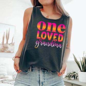 One Loved Grandma Mother Day Vintage Comfort Colors Tank Top - Monsterry DE
