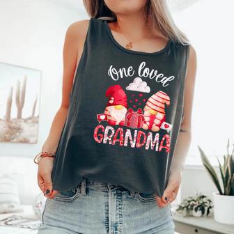 One Loved Grandma Valentine Grandmother Valentines Day Comfort Colors Tank Top - Monsterry CA