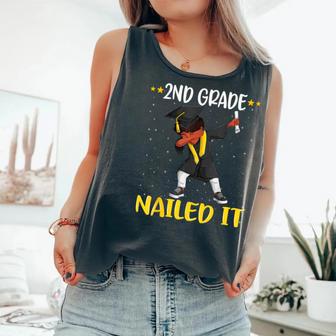 Second 2Nd Grade Nailed It Graduated Black Boy Class Of 2022 Comfort Colors Tank Top - Monsterry