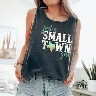 Texas Small Town Girl Hometown State Roots Home Comfort Colors Tank Top - Monsterry AU