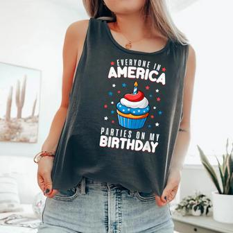 4Th Of July Birthday Party Boy Girl Fourth Of July Bday Usa Comfort Colors Tank Top - Monsterry UK