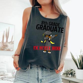8Th Grade Graduation Dabbing Girl Party Comfort Colors Tank Top - Monsterry