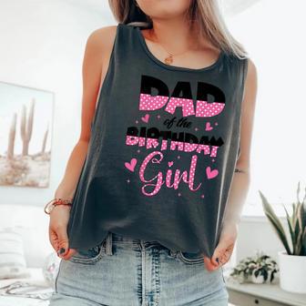 Dad And Mom Of The Birthday Girl Family Matching Party Comfort Colors Tank Top - Monsterry DE