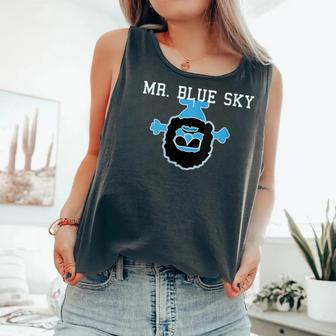 Mr Blue Sky For Blue Lovers Comfort Colors Tank Top - Monsterry