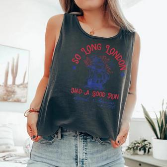 So Long London 4Th Of July 1776 Usa Girls Patriotic Comfort Colors Tank Top - Monsterry DE