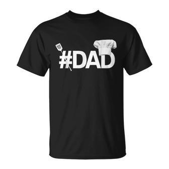 1 Daddy Number One Cooking Dad For Fathers Day Mens T-Shirt - Seseable