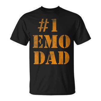 1 Emo Dad Number One T-Shirt - Monsterry