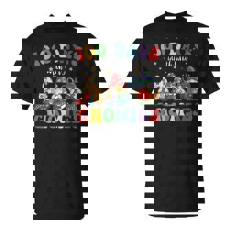 100 Days With My Gnomies For 100 Day Of School T-Shirt | Seseable UK