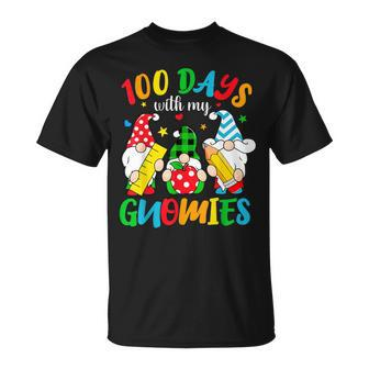 100 Days With My Gnomies Gnome 100 Days Of School Brighter T-Shirt - Seseable