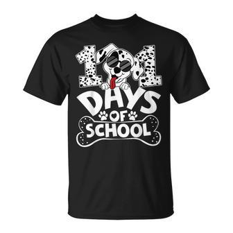 100 Days Of School Dalmatian Dog Boy Kid 100Th Day Of School T-Shirt - Seseable