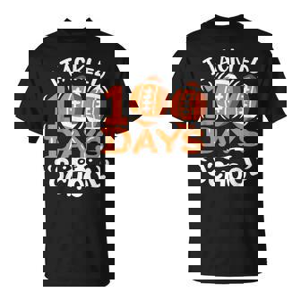100 Days Of School Football I Tackled 100 Days Of School T-Shirt | Mazezy