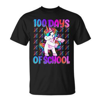 100 Days Of School Unicorn 100 Days Smarter 100Th Day T-Shirt - Monsterry UK