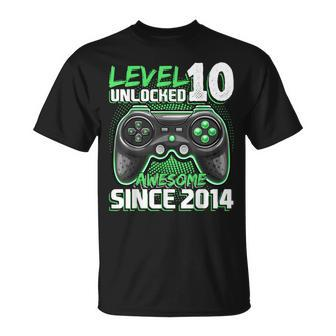 10Th Birthday Gamer 10 Year Old Bday Boy Ten Son T-Shirt | Seseable CA